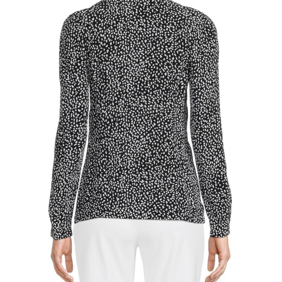 MAJE • COSINI PRINTED TIE NECK TOP • NWT - Picture 5 of 10